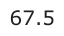 Answer D: 67.5