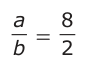 Answer A: a 8= b 2