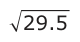 Answer B: 29.5