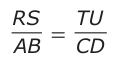 Answer A: RSAB = TUCD