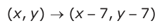 Answer B: (xy, ) o (x 7, y 7)