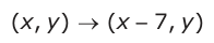 Answer C: (,xy) o (x 7, y)