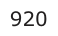 Answer B: 920