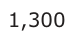 Answer D: 1,300