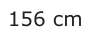 Answer D: 156 cm