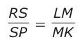 Answer B: RS LM SP = MK