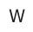 Answer A: W