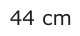 Answer B: 44 cm
