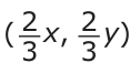 Answer C: ( _2, _2) 3 x 3 y