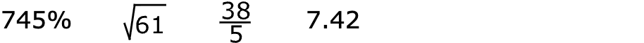745%                  7.42